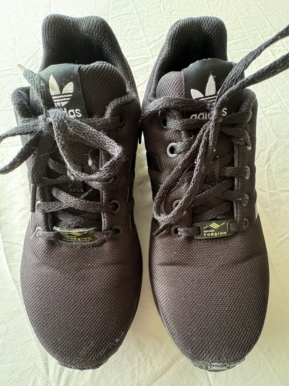 Adidas ZX Flux Torsion Triple Black Men’s Size 6 Sneakers
